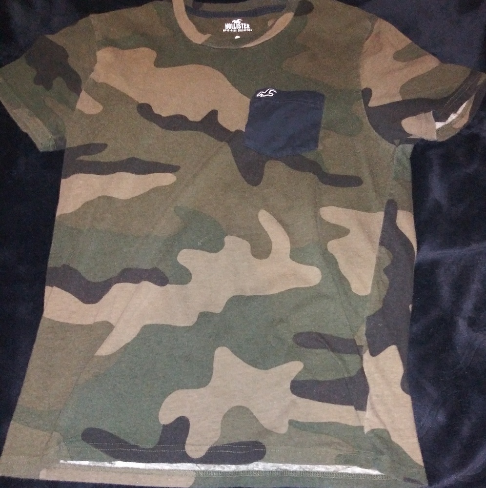 Mens small camo hollister shirt